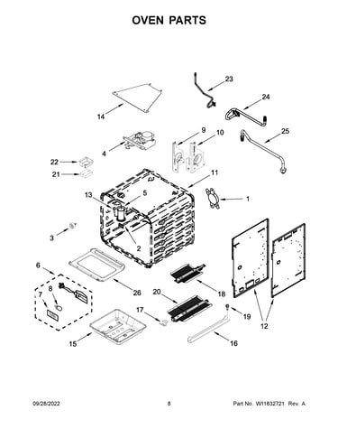 Oven parts