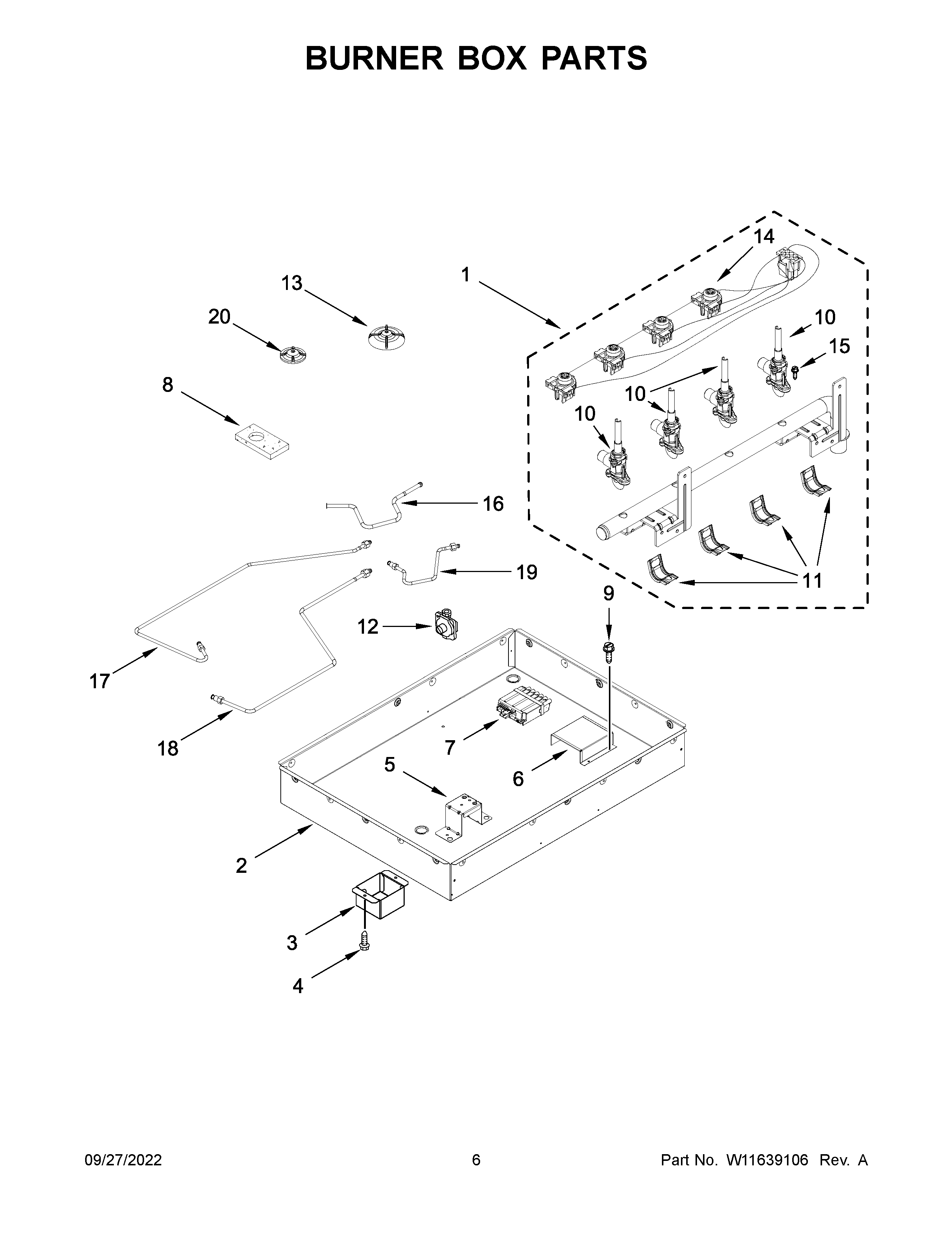 BURNER BOX PARTS