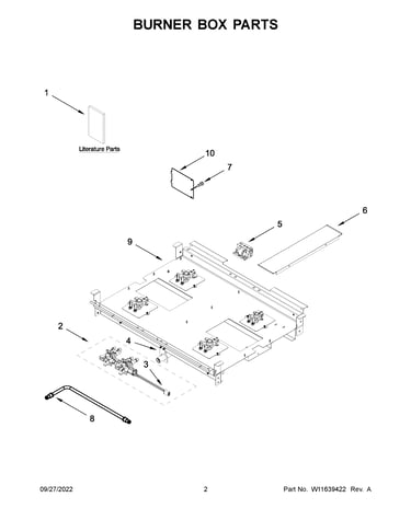 Burner box parts