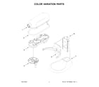 KitchenAid KSM70SKXXBK0 color variation parts diagram