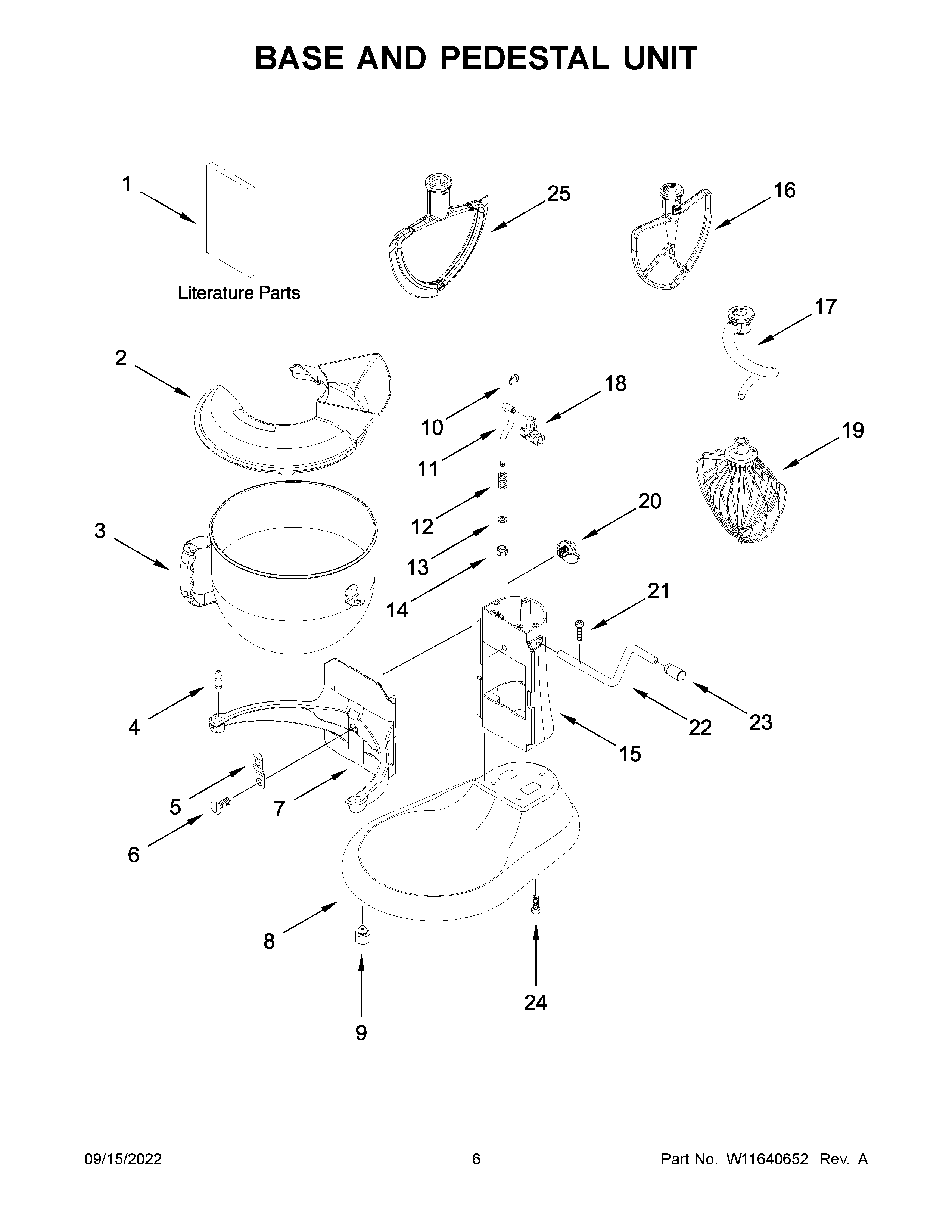 Base and pedestal unit