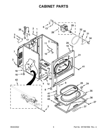 Cabinet parts