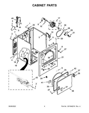 Cabinet parts