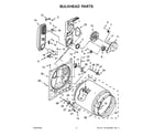 Whirlpool WGD4950HW2 bulkhead parts diagram