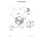 KitchenAid KFGC558JAV05 30" oven parts diagram