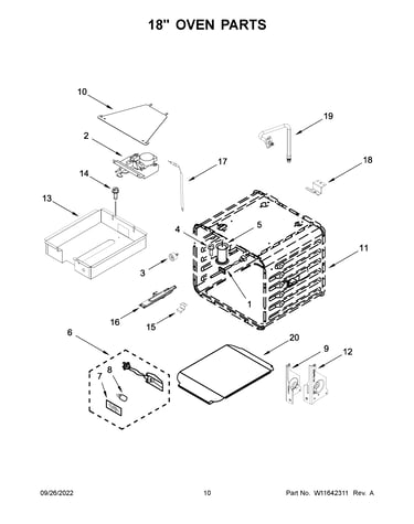 18" oven parts