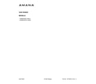Amana AGR6603SFW7 cover sheet diagram