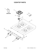 Cooktop parts