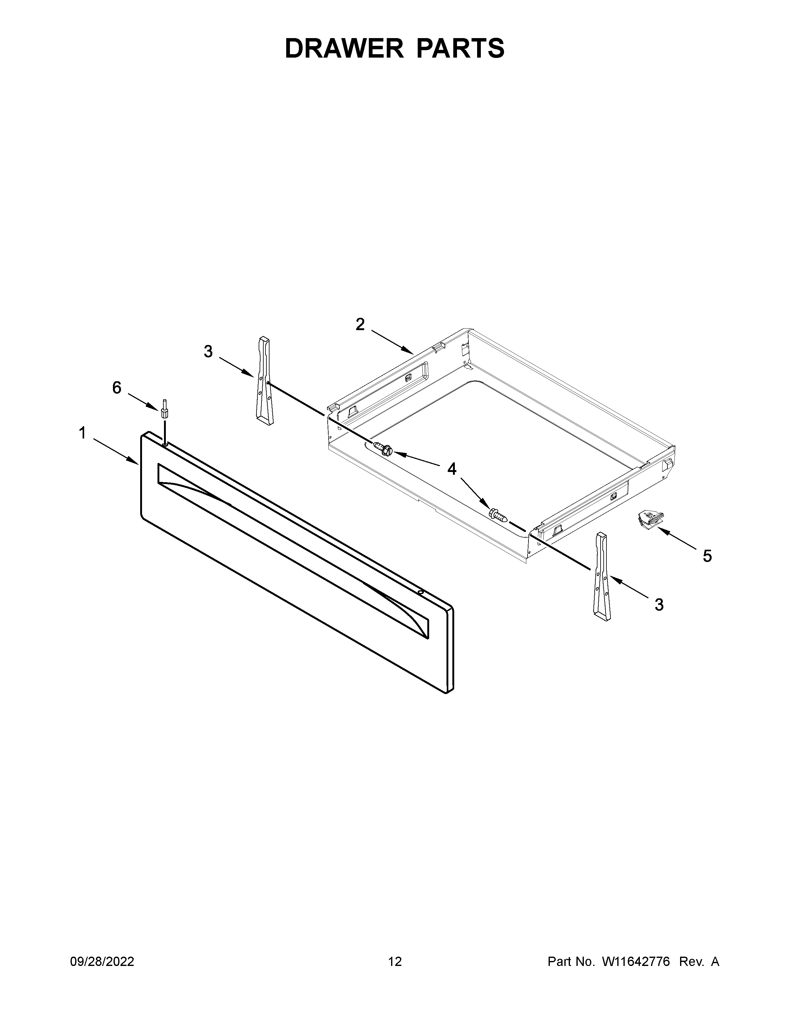 Drawer parts