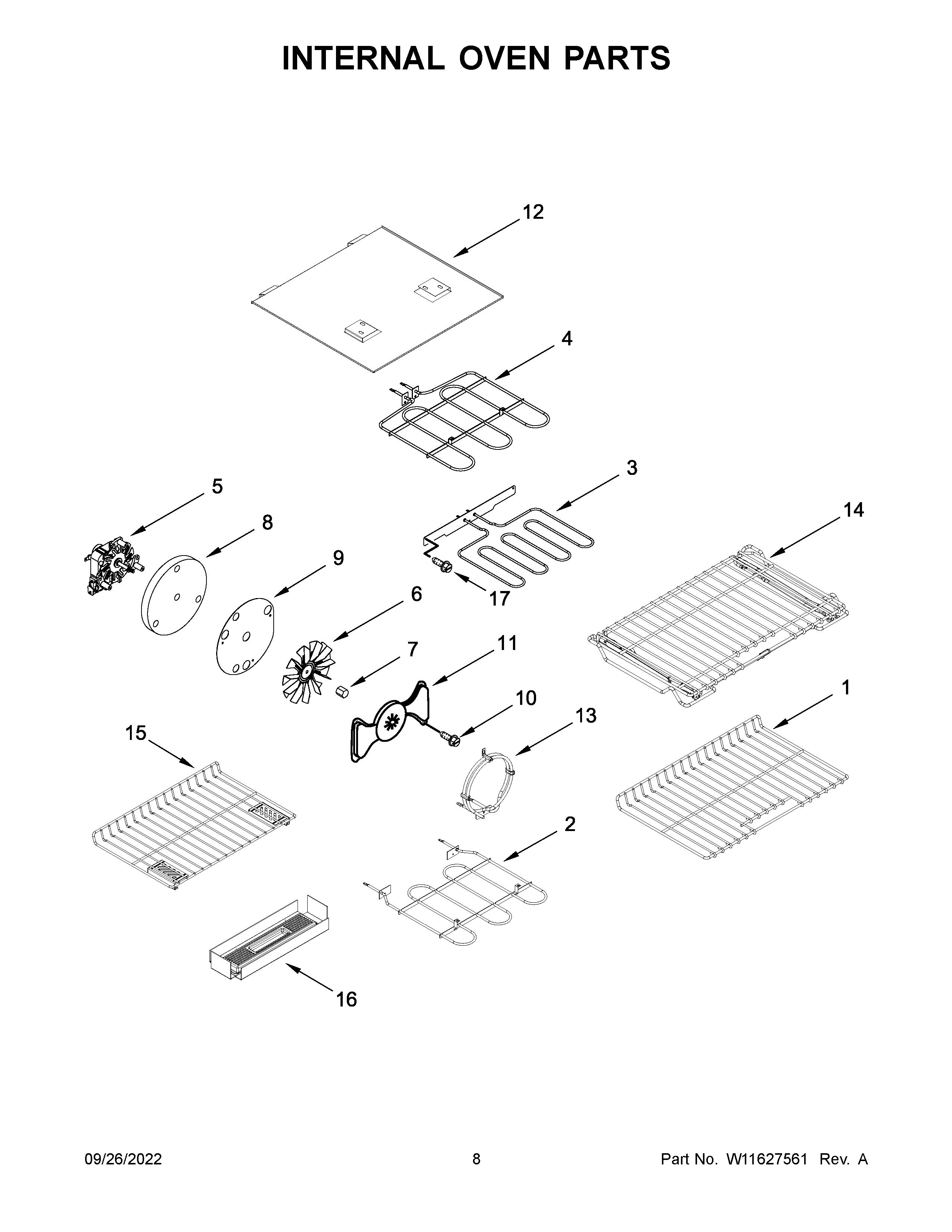 INTERNAL OVEN PARTS