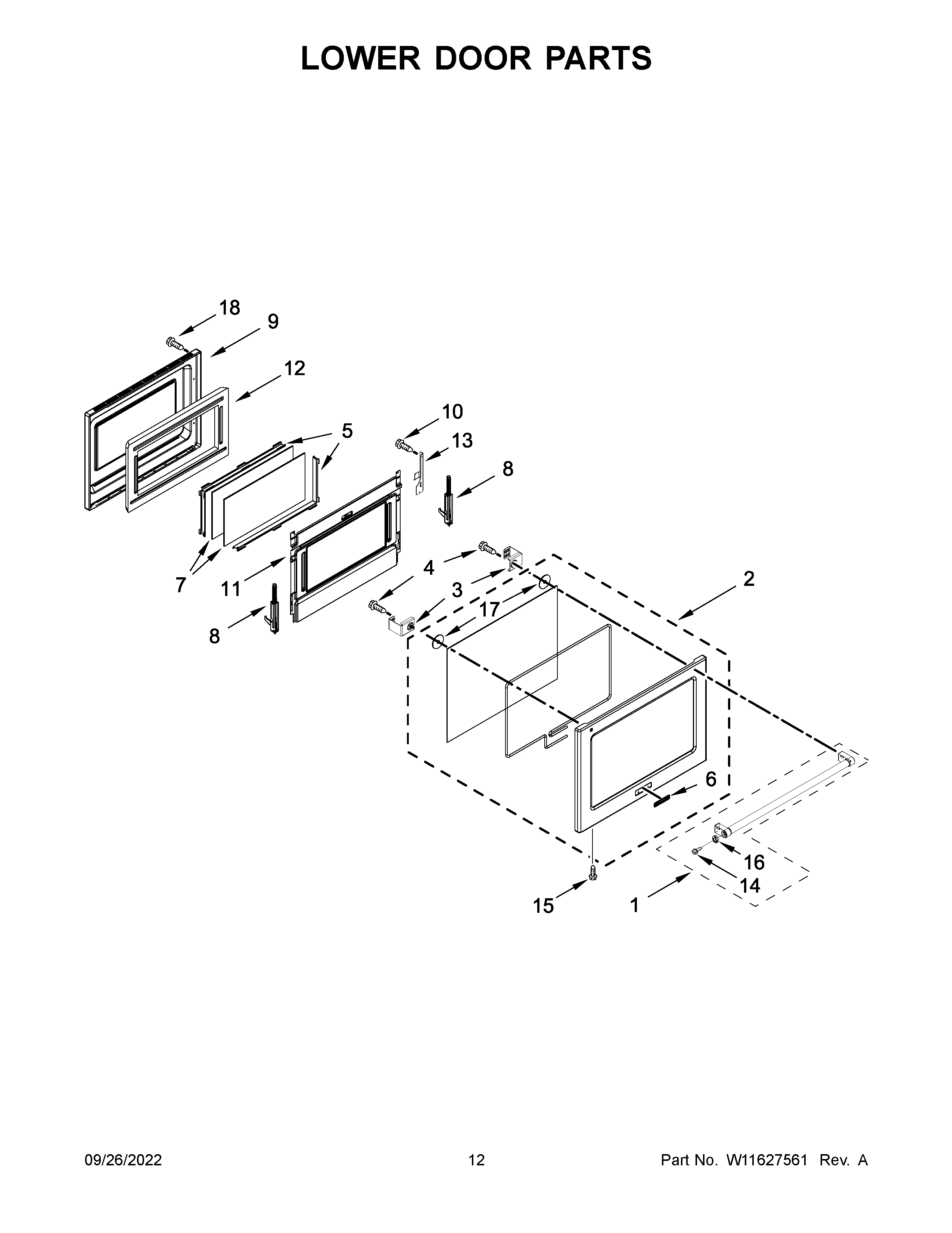 LOWER DOOR PARTS