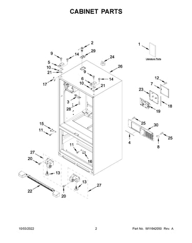 Cabinet parts