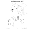 Maytag MFI2570FEZ13 refrigerator liner parts diagram