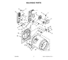 Whirlpool WGD4616FW3 bulkhead parts diagram