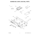 Jenn-Air JGRP648HM05 burner box, grate, and grill parts diagram