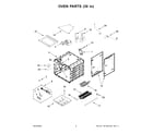 Jenn-Air JGRP648HM05 oven parts (30 in) diagram