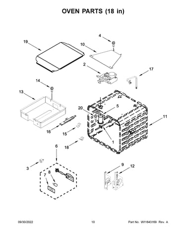 Oven parts (18 in)