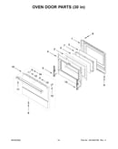 Oven door parts (30 in)
