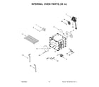 Jenn-Air JGRP648HM05 internal oven parts (30 in) diagram