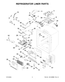 Refrigerator liner parts