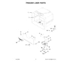 KitchenAid KRMF706ESS05 freezer liner parts diagram