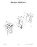 18-in oven door parts