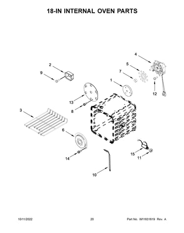 18-in internal oven parts