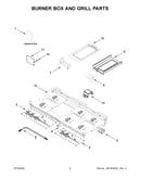 Burner box and grill parts