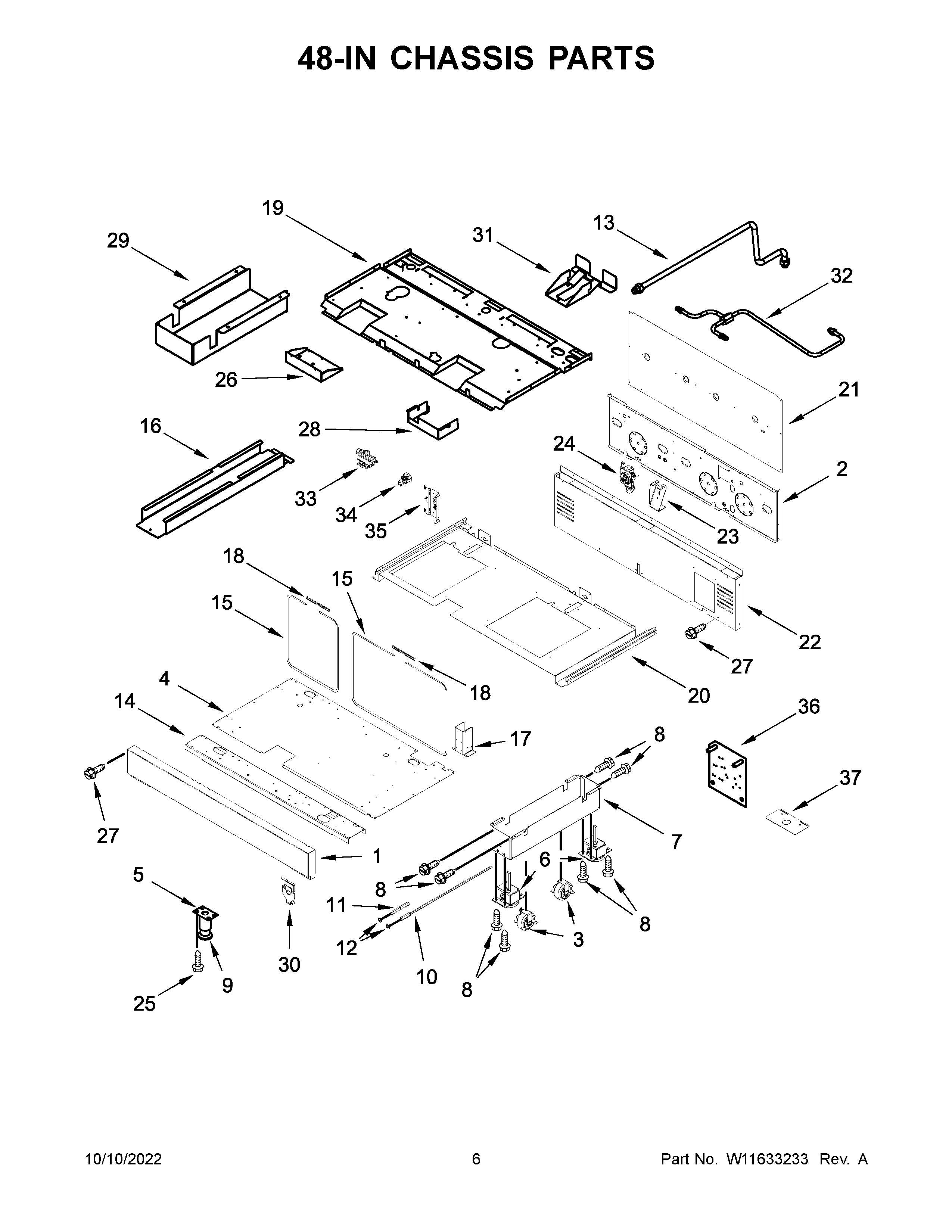 48-IN CHASSIS PARTS