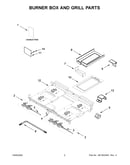 Burner box and grill parts