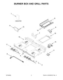 Burner box and grill parts