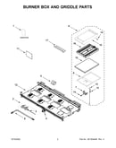 Burner box and griddle parts