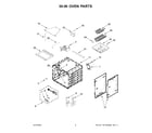 KitchenAid KFGC558JYP05 30-in oven parts diagram