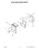 18-in oven door parts