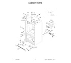 Whirlpool WRF555SDHV08 cabinet parts diagram