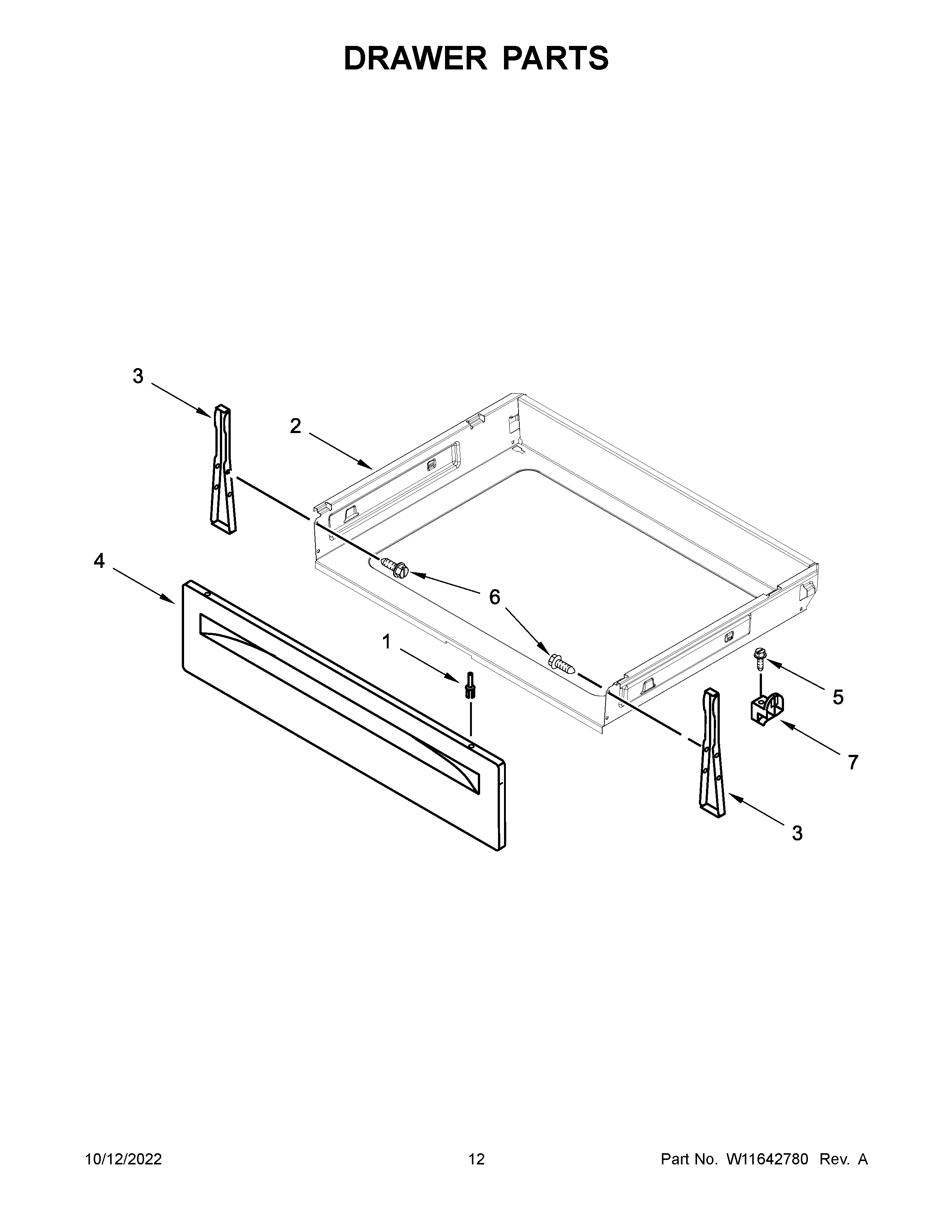 Drawer parts
