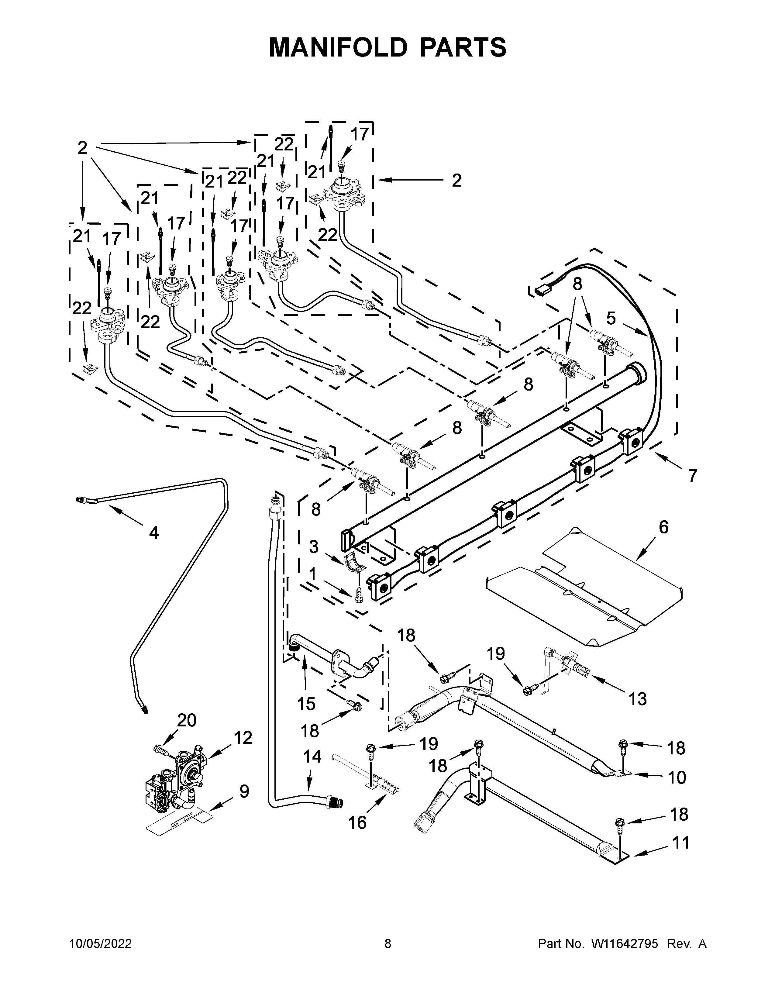 MANIFOLD PARTS