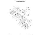 KitchenAid KSDG950ESS6 cooktop parts diagram