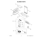 KitchenAid KSDG950ESS6 blower parts diagram