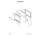 KitchenAid KSDG950ESS6 door parts diagram