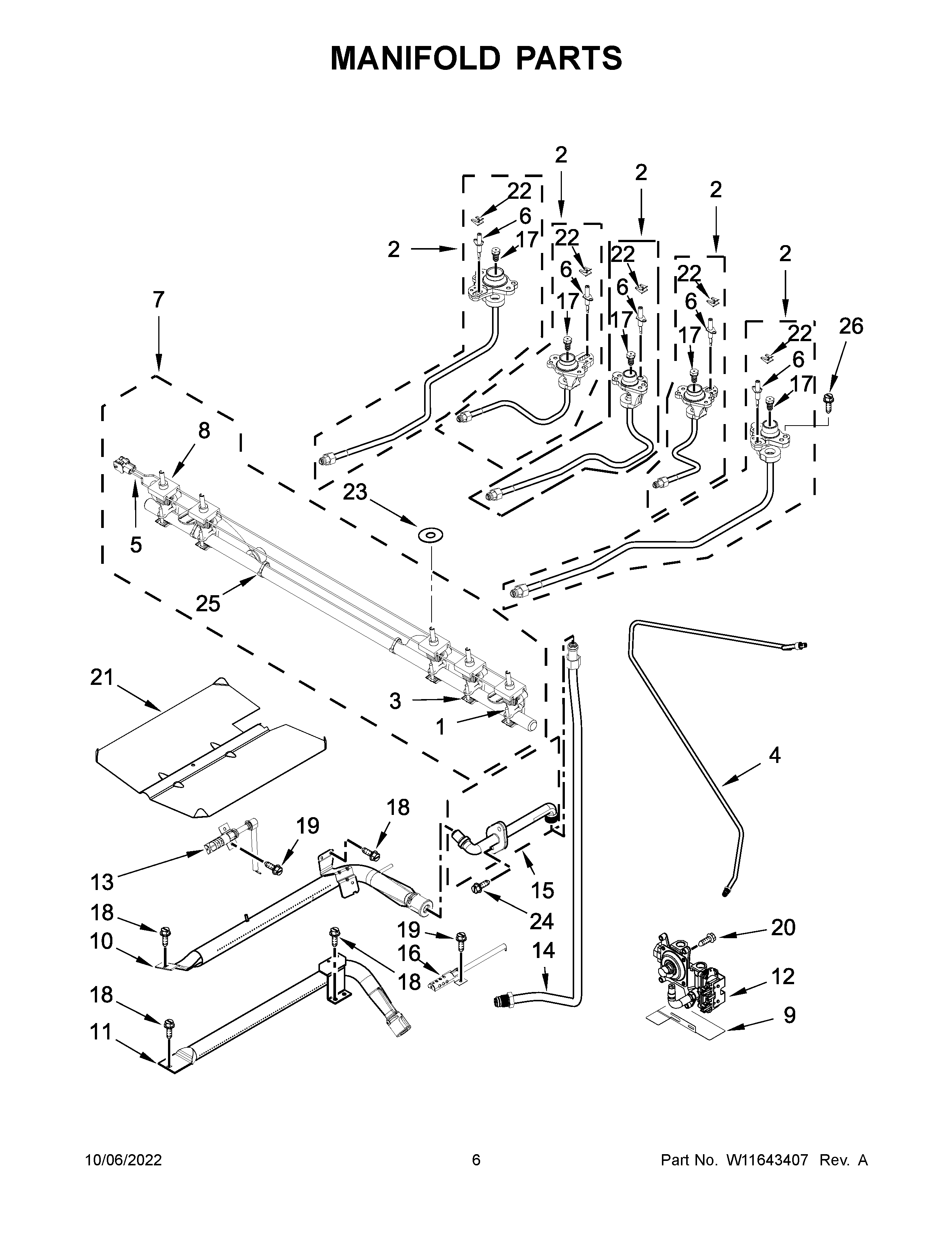 MANIFOLD PARTS