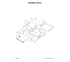 Maytag MGS8800FZ5 drawer parts diagram