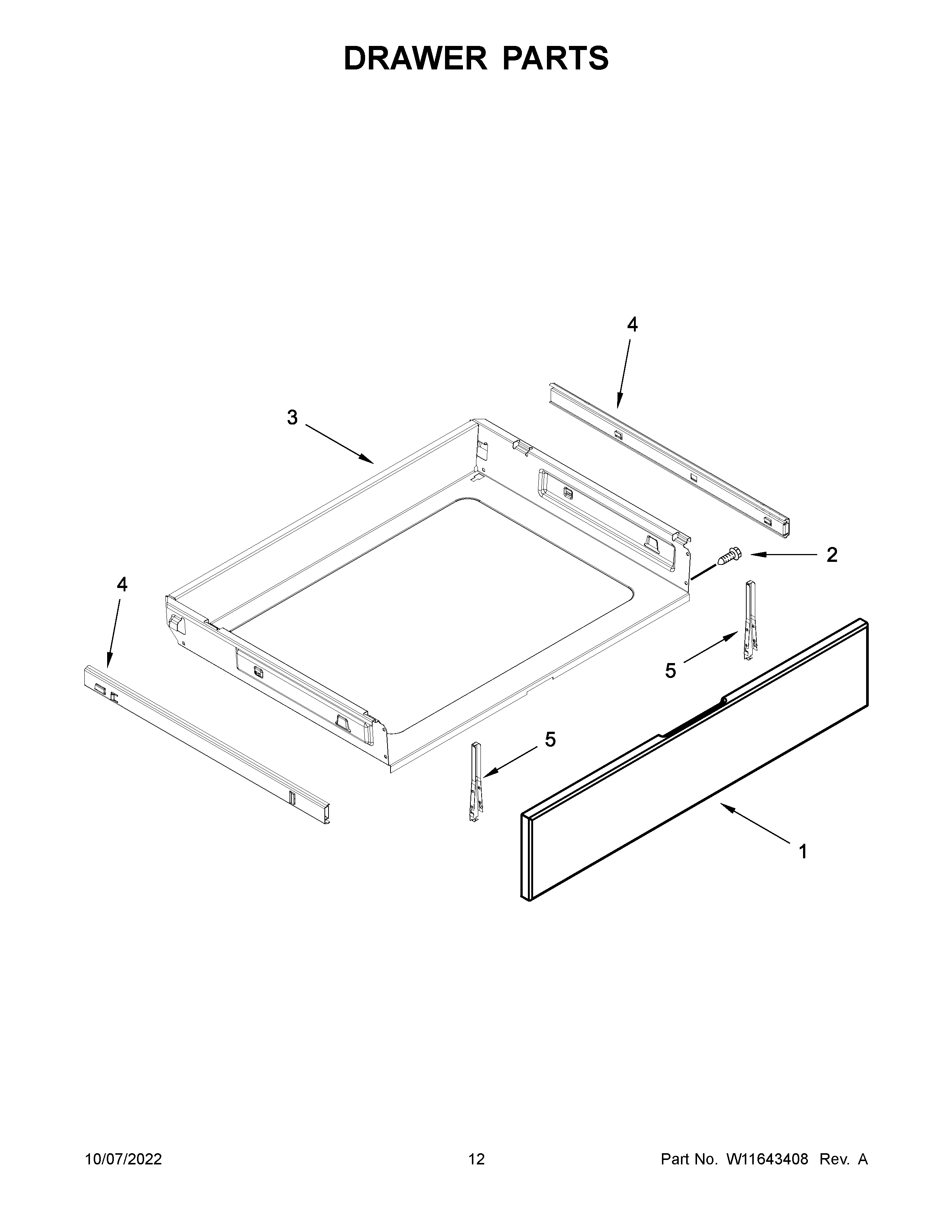 Drawer parts