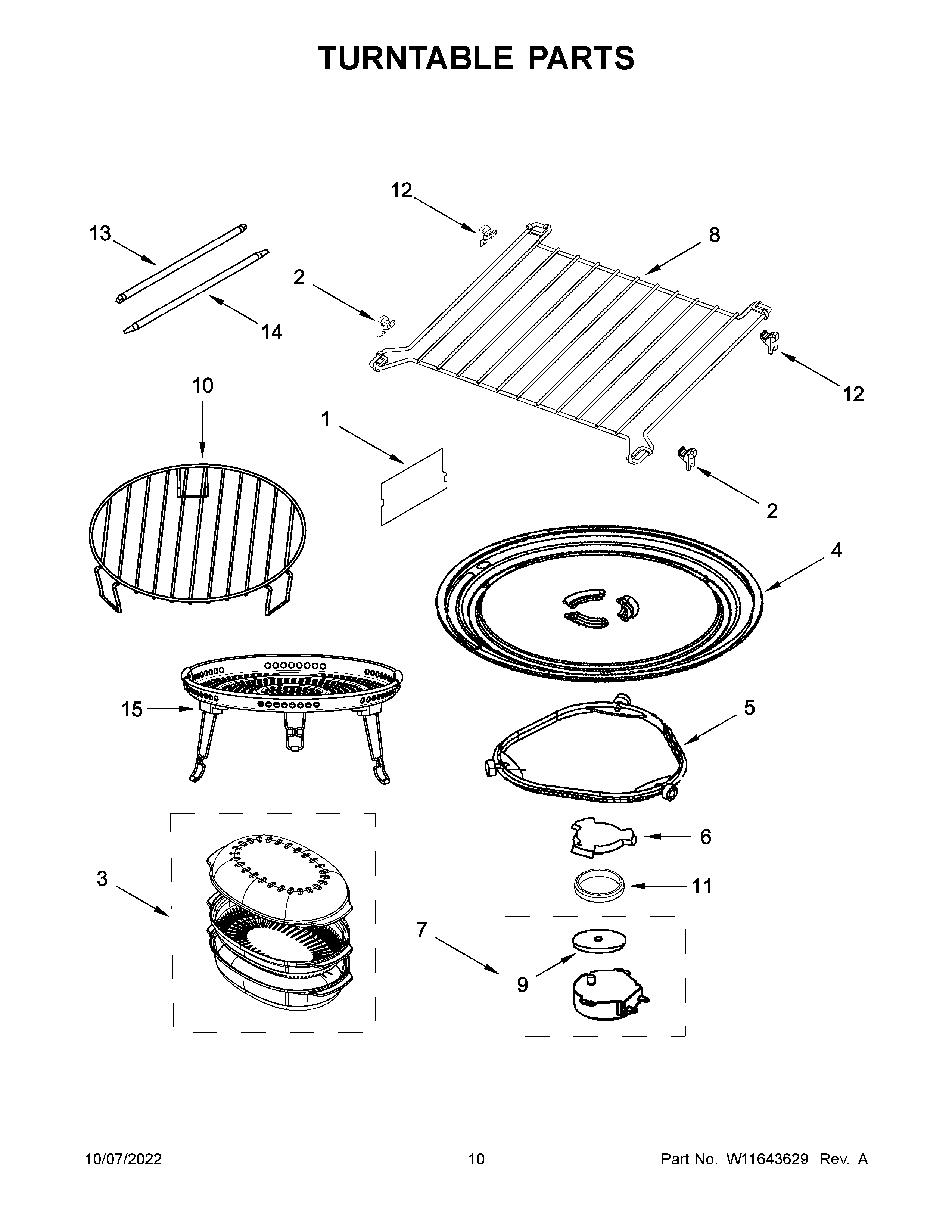 Turntable parts