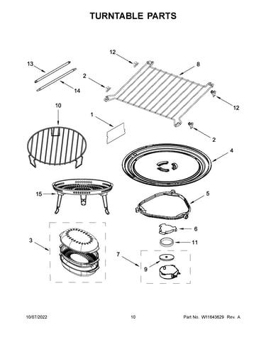 Turntable parts