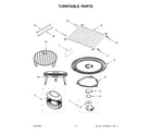 KitchenAid KMHC319LWH00 turntable parts diagram