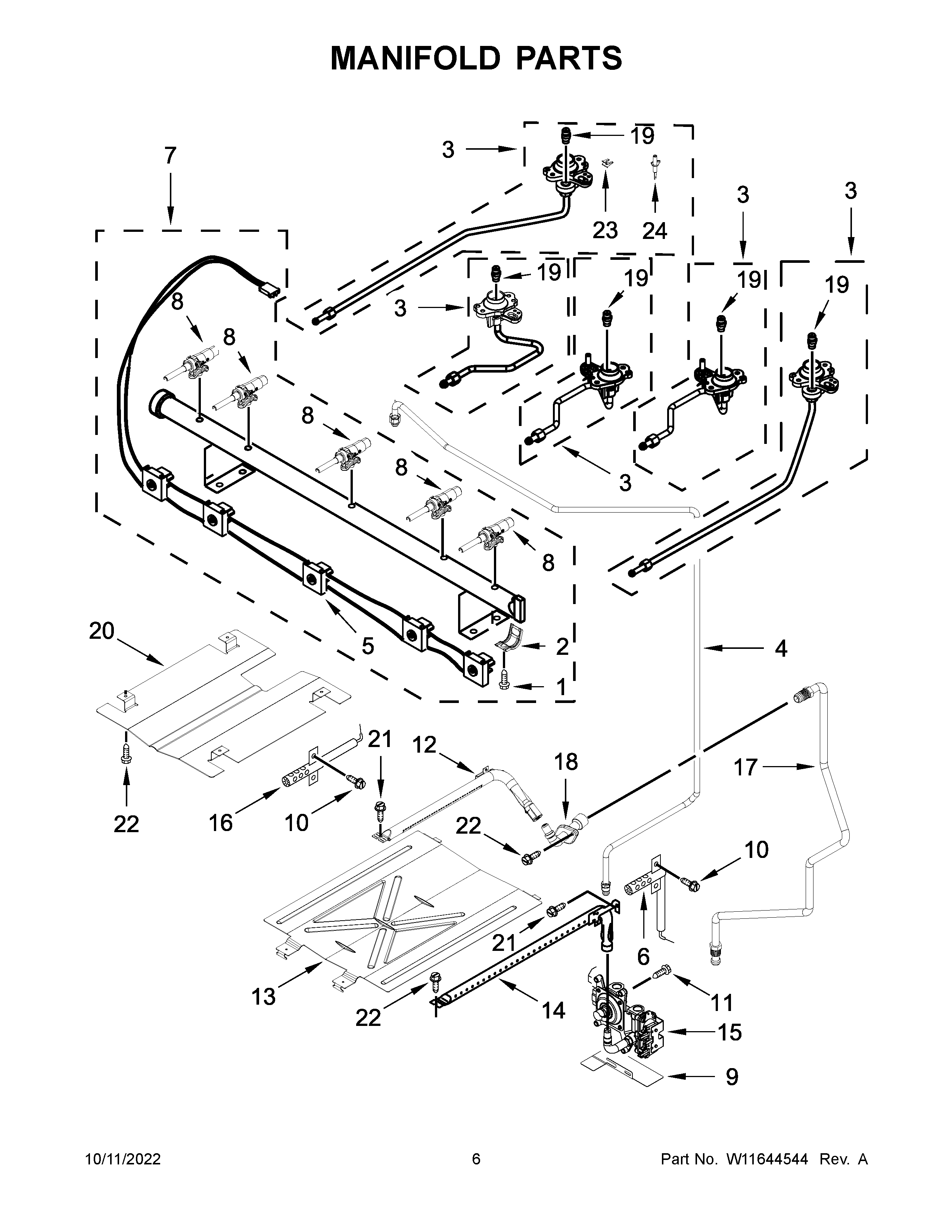 MANIFOLD PARTS