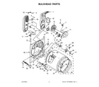 Maytag MGD6200KW3 bulkhead parts diagram