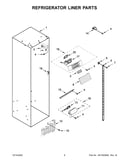 Refrigerator liner parts