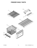 Freezer shelf parts